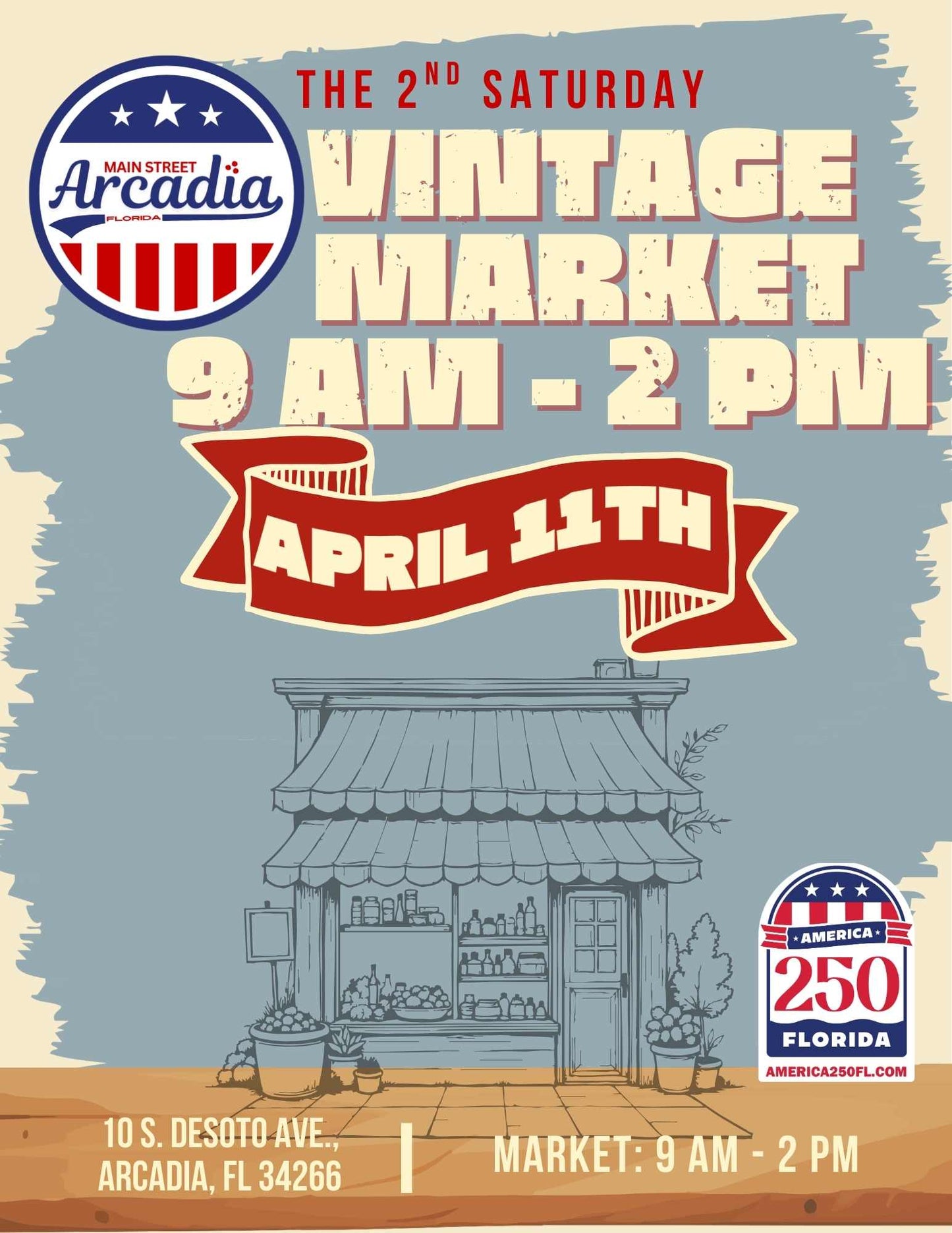 April 11th - Arcadia Main Street Market General