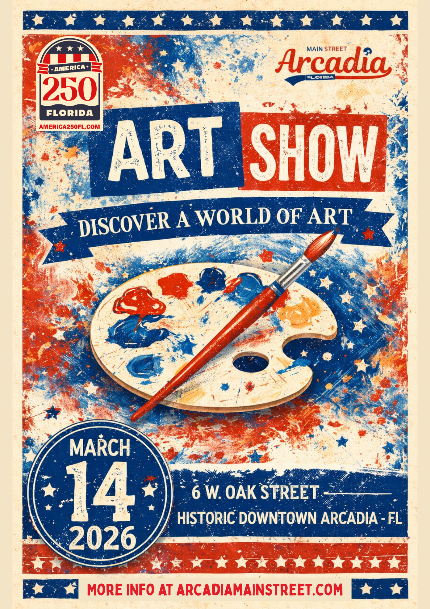 March 14th - Discover Arcadia Market Art Vendor