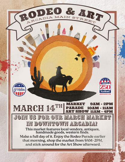 March 14th - Discover Arcadia Market Art Vendor